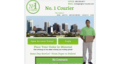 Desktop Screenshot of no-1courier.com